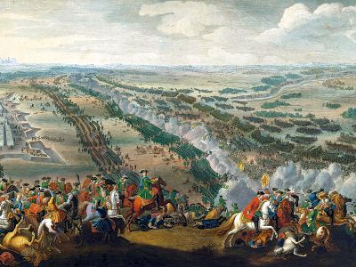 "Полтавская битва" (1726 год). Пьер-Дени Мартин. Источник: wikimedia.org