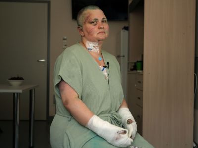 Елена Милашина в больнице, 5.07.23. Фото: "Новая газета"