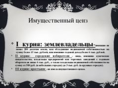 Имущественный ценз. Фото: Infourok.ru